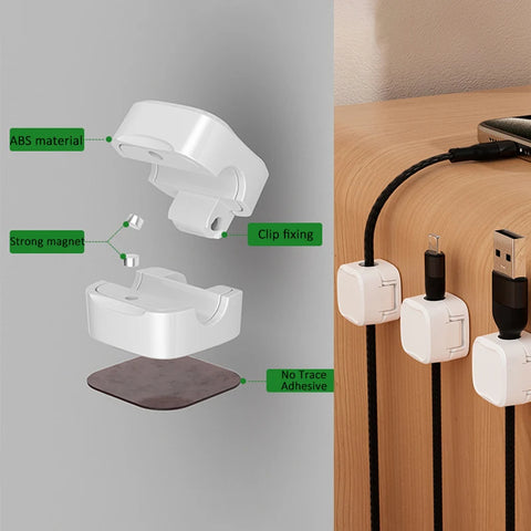 Magnetic Cable Clip Organizer